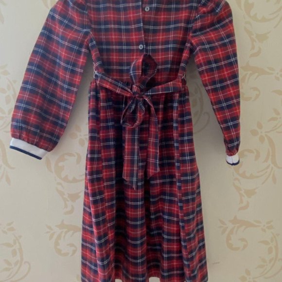 Polly Finders Smocked Dress Girls Size 6 - Picture 4 of 4